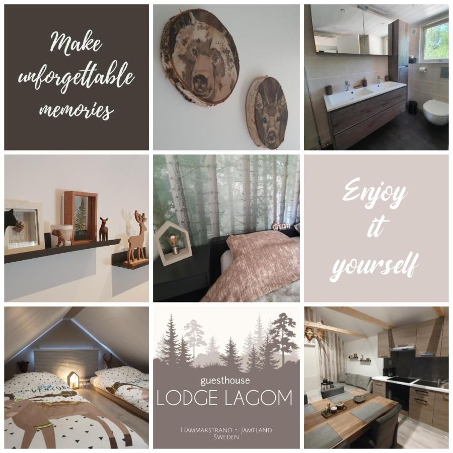 Luxury Guesthouse 'Lodge Lagom' - Hammarstrand-Jaemtland ภายนอก รูปภาพ